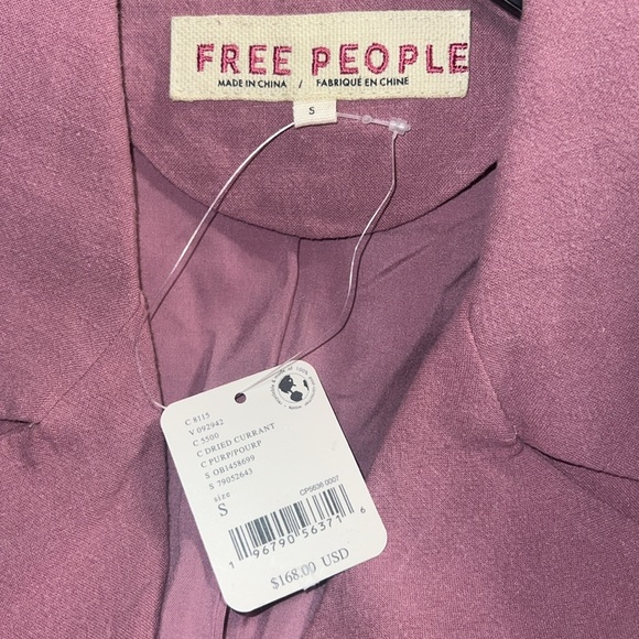 Free People Tie Front Blazer - Brand New With Tags - Picture 7 of 9